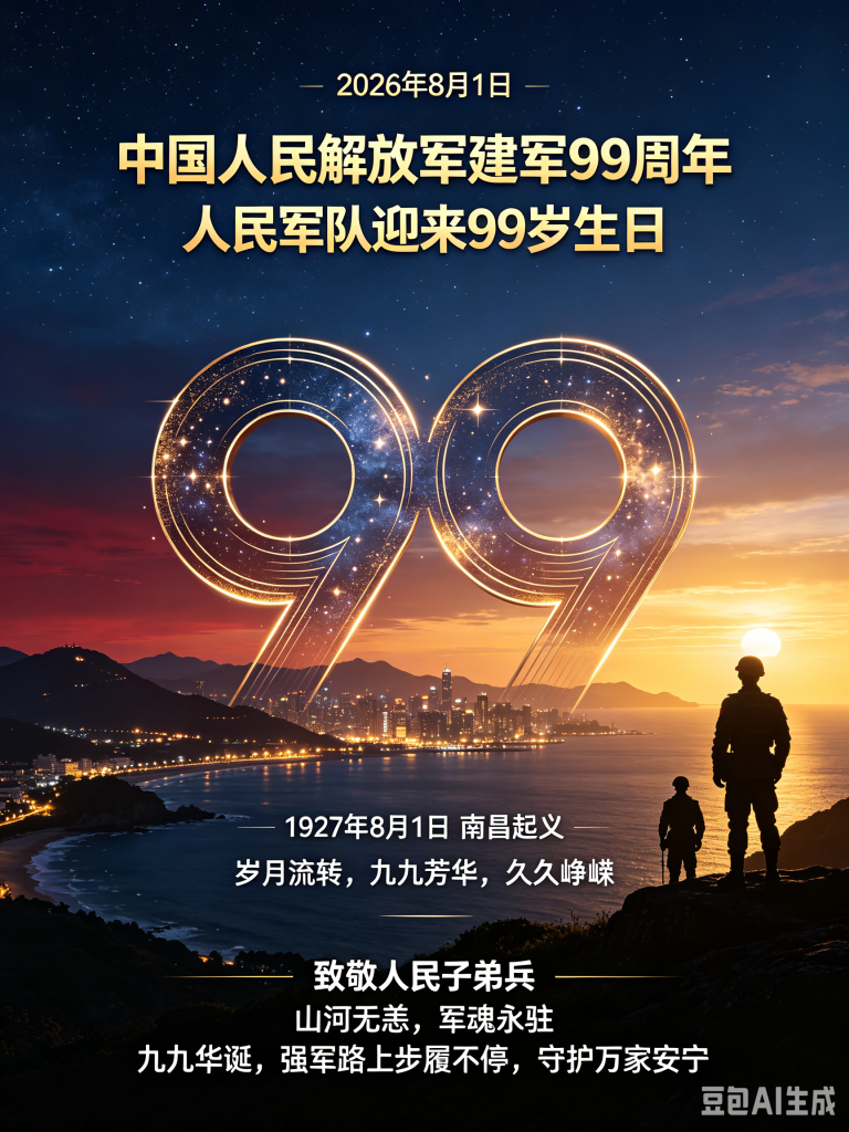 中国人民解放军建军 99 周年